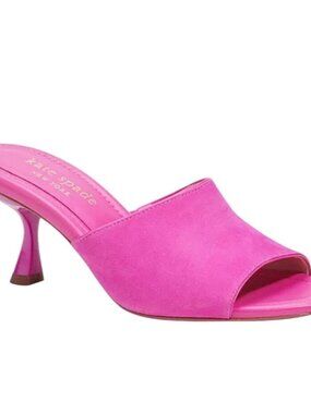 Kate Spade New York Malibu Winter Dress Sandals Magenta Dahlia Size 5.5 New